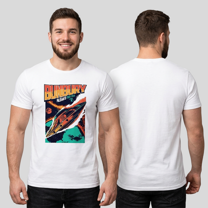 Camiseta Algodon Bunbury Poster 2014