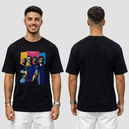 Camiseta Algodon Coldplay Art