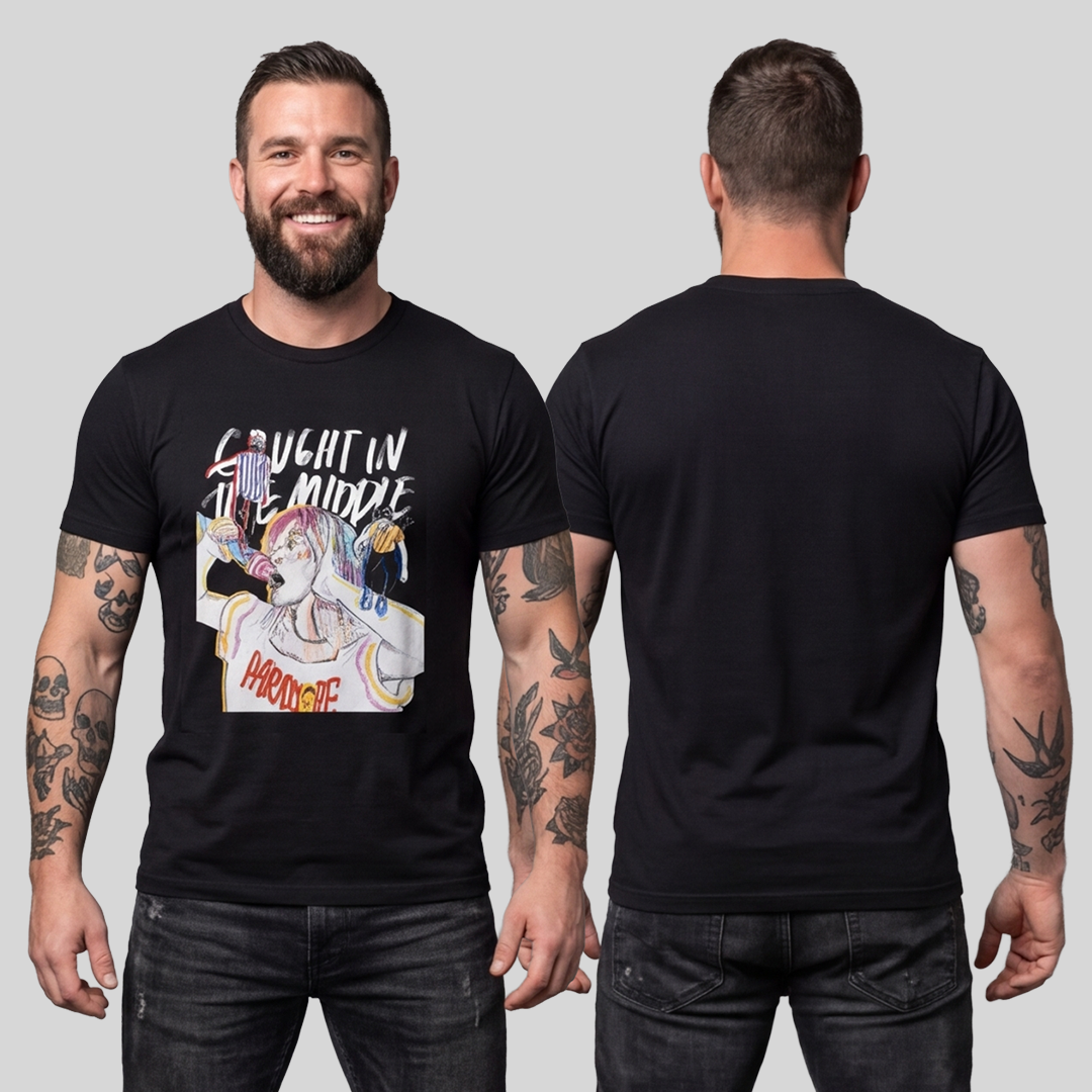 Camiseta Algodon Paramore Caught in the Middle