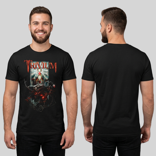 Camiseta Algodon Trivium Style Art