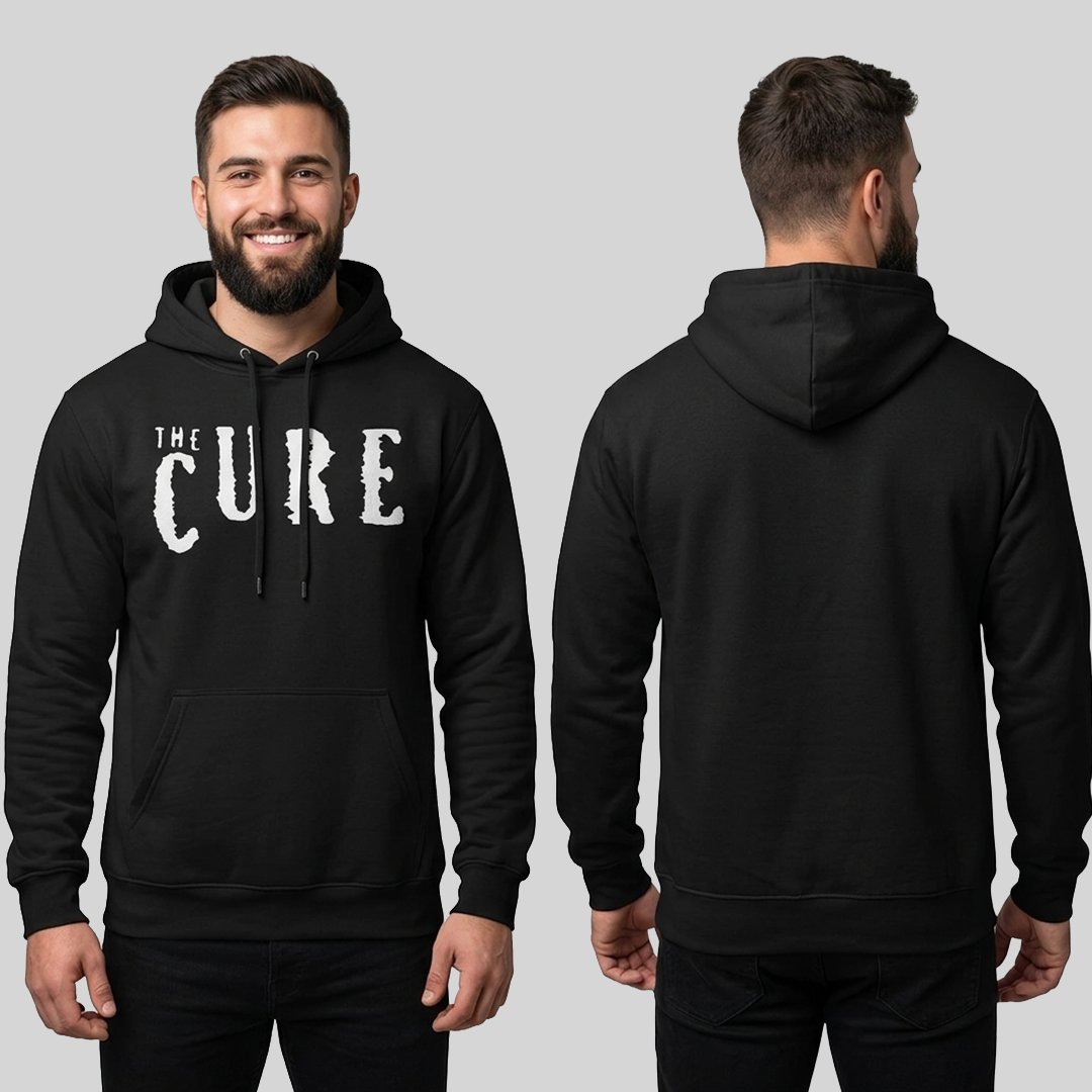 Buzo Capota The cure logo