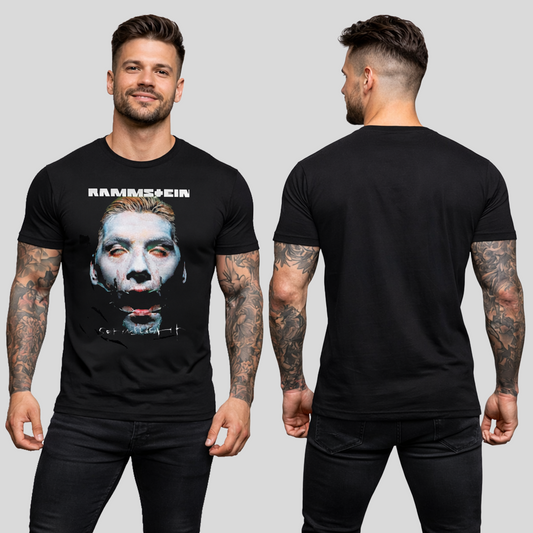 Camiseta Algodon Ramnstein Rostro Art