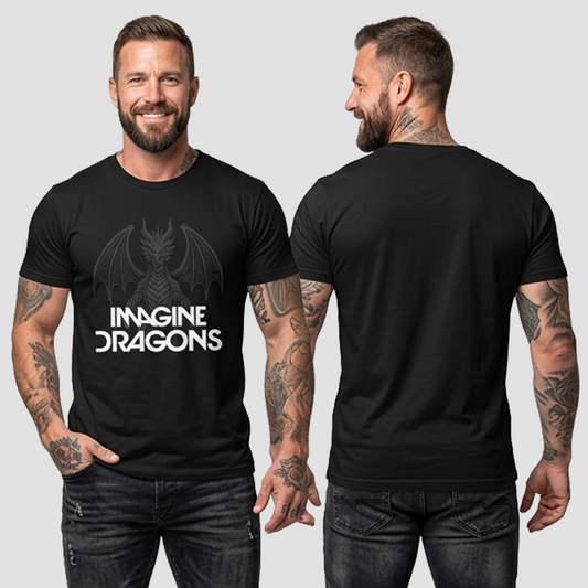 Camiseta Algodon Imagine Dragons Art 5