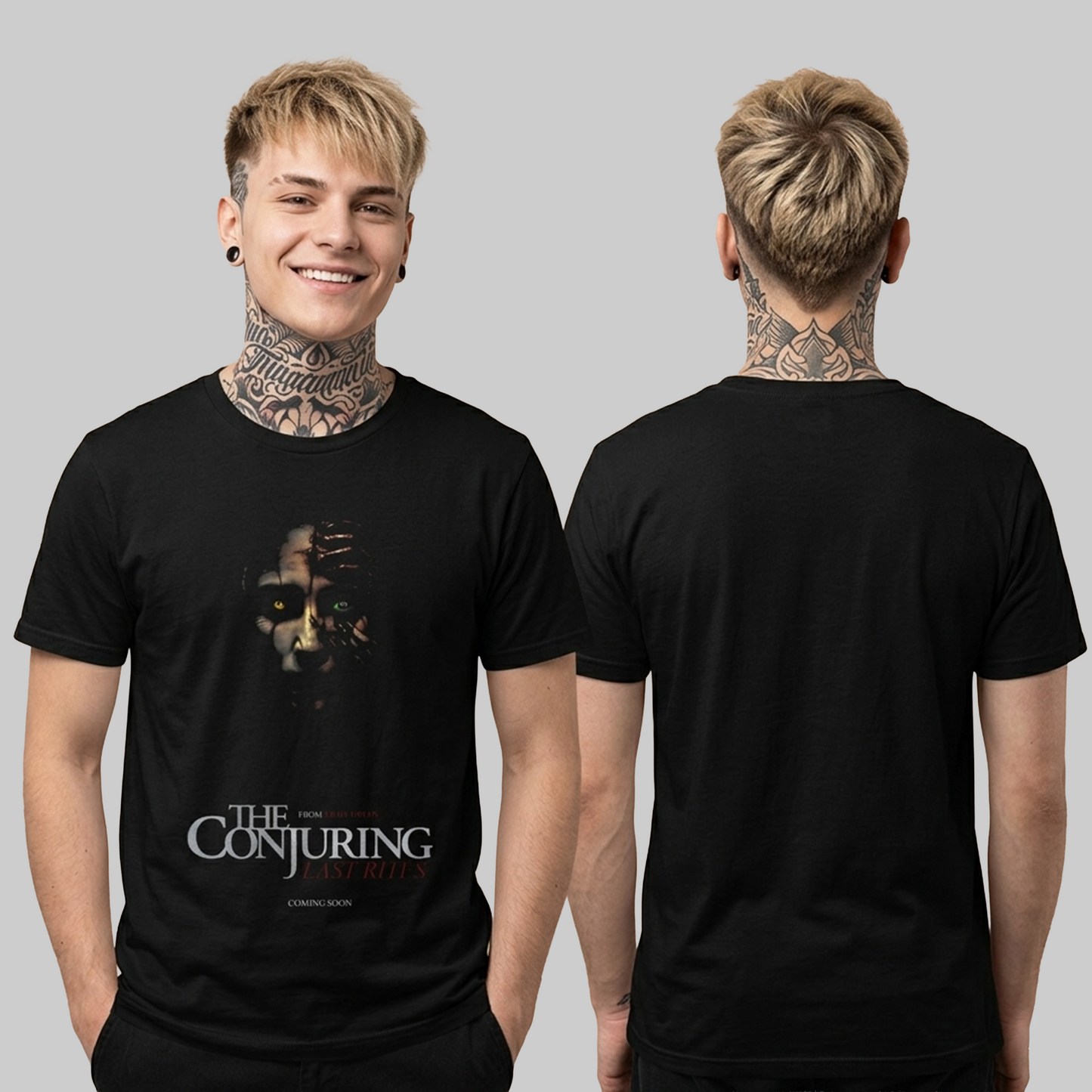 Camiseta Algodon EL conjuro Face