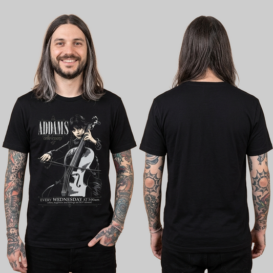 Camiseta Algodon Merlina Addams