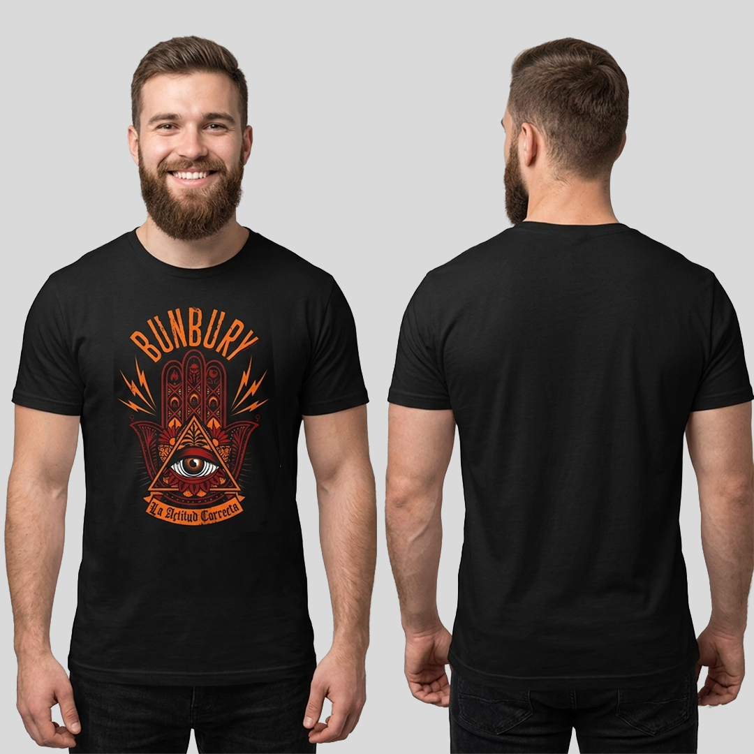 Camiseta Algodon Bunbury La Actitud Correcta