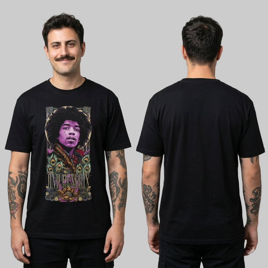 Camiseta Algodon Jimmy Hendrix Style Art
