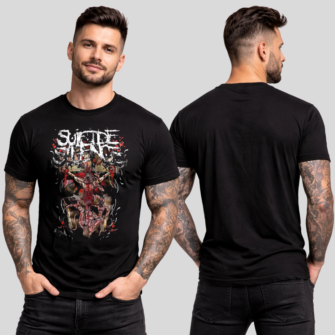 Camiseta Algodon Suicide Silence Sacrificio