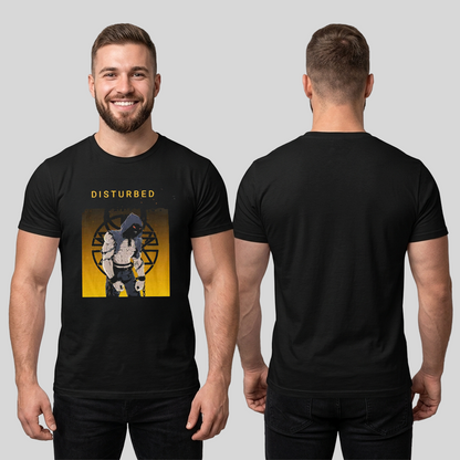 Camiseta Algodon Disturbed Poster Art