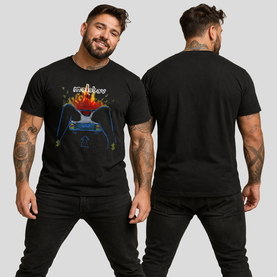 Camiseta Algodon Molotov ¿Donde Jugaran Las Niñas?