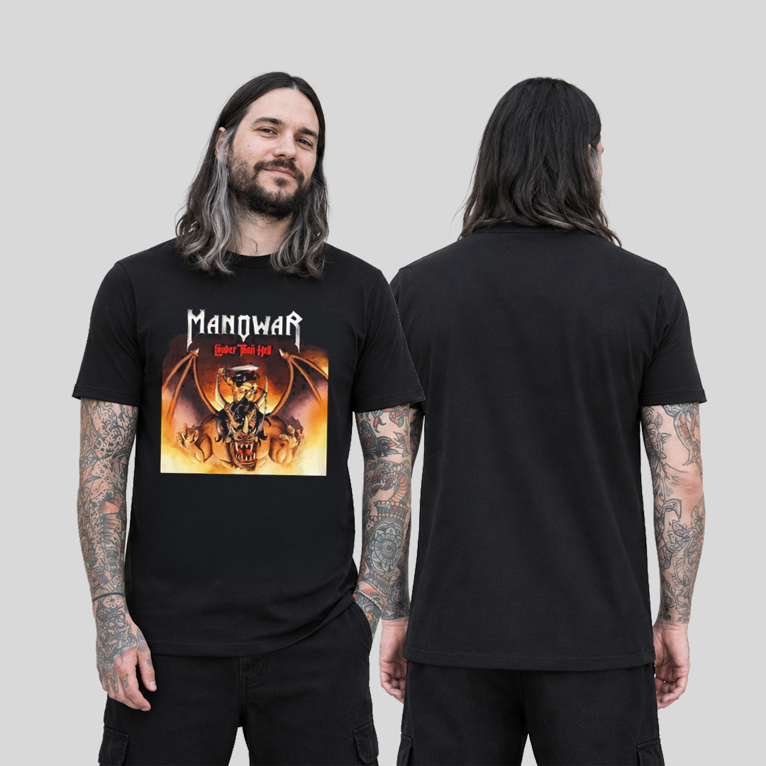 Camiseta Algodon Manowar Buber Than Hell