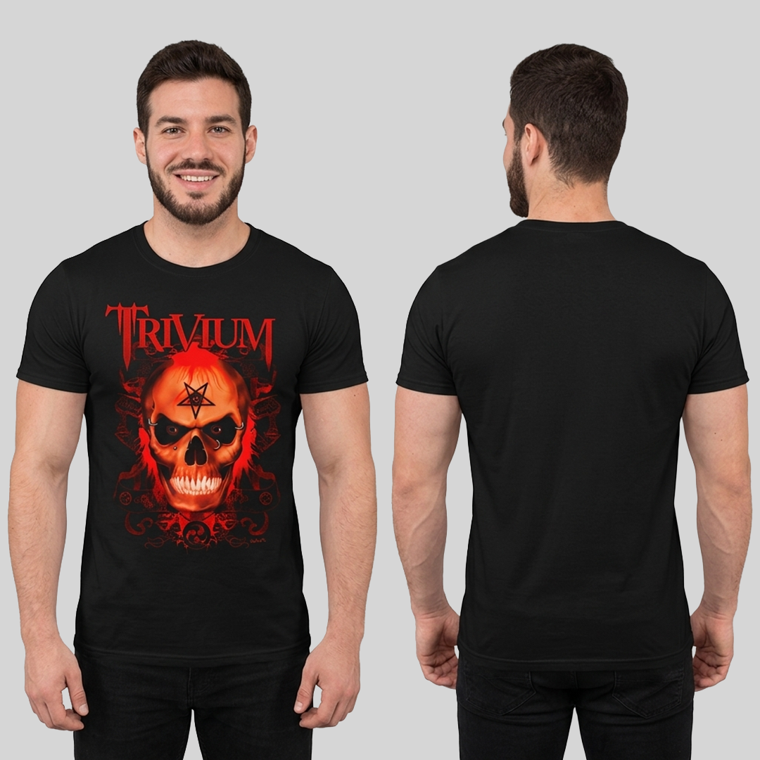 Camiseta Algodon Trivium Red Devil