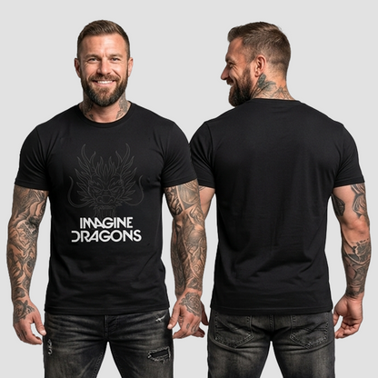 Camiseta Algodon Imagine Dragons Art 2