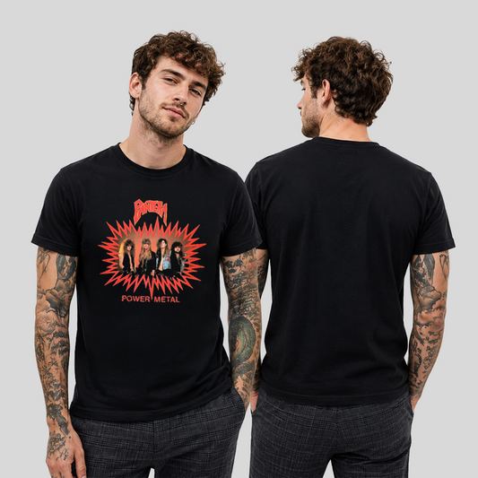 Camiseta Algodon Pantera Power Metal Art