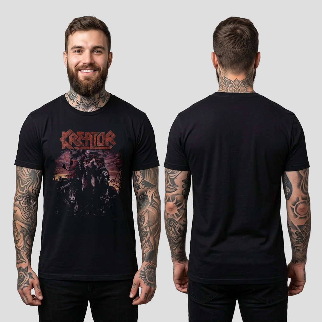 Camiseta Algodon Kreator God Kingdom