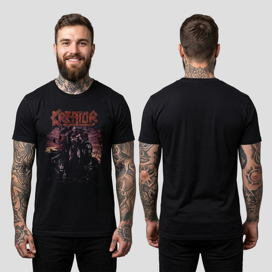 Camiseta Algodon Kreator God Kingdom
