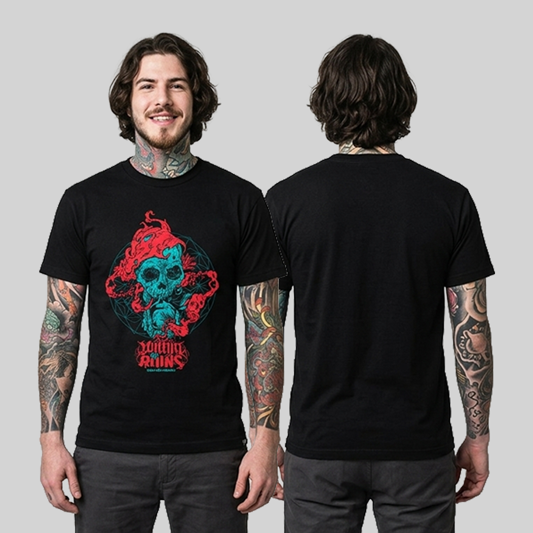 Camiseta Algodon Within the Ruins Halfway Human