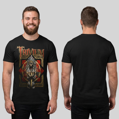 Camiseta Algodon Trivium full poster Style