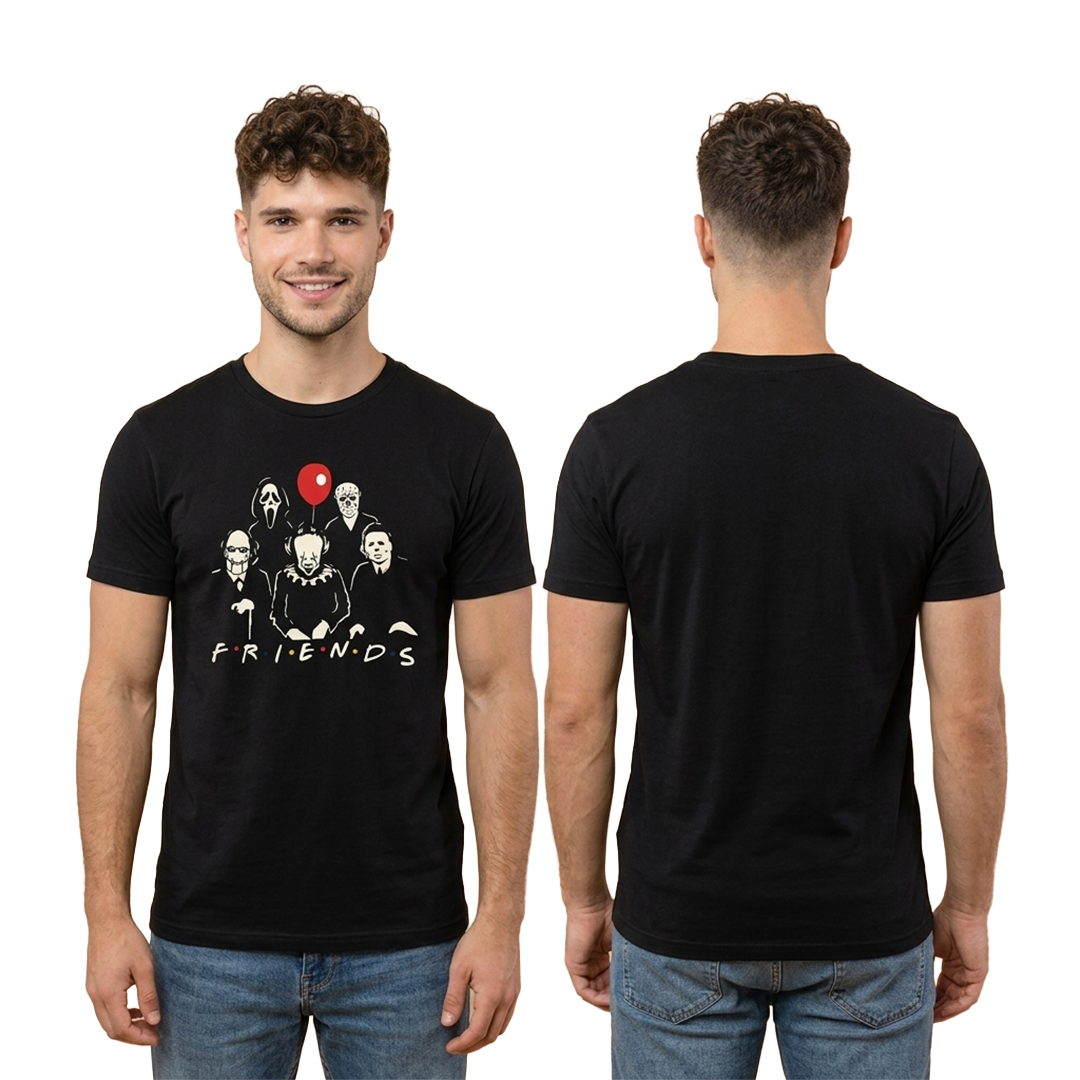 Camiseta Algodon Friends Scares Art