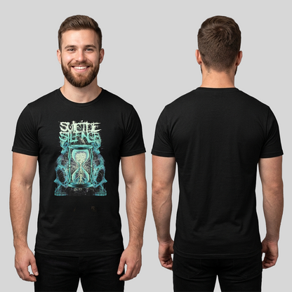 Camiseta Algodon Suicide Silence Skull Time