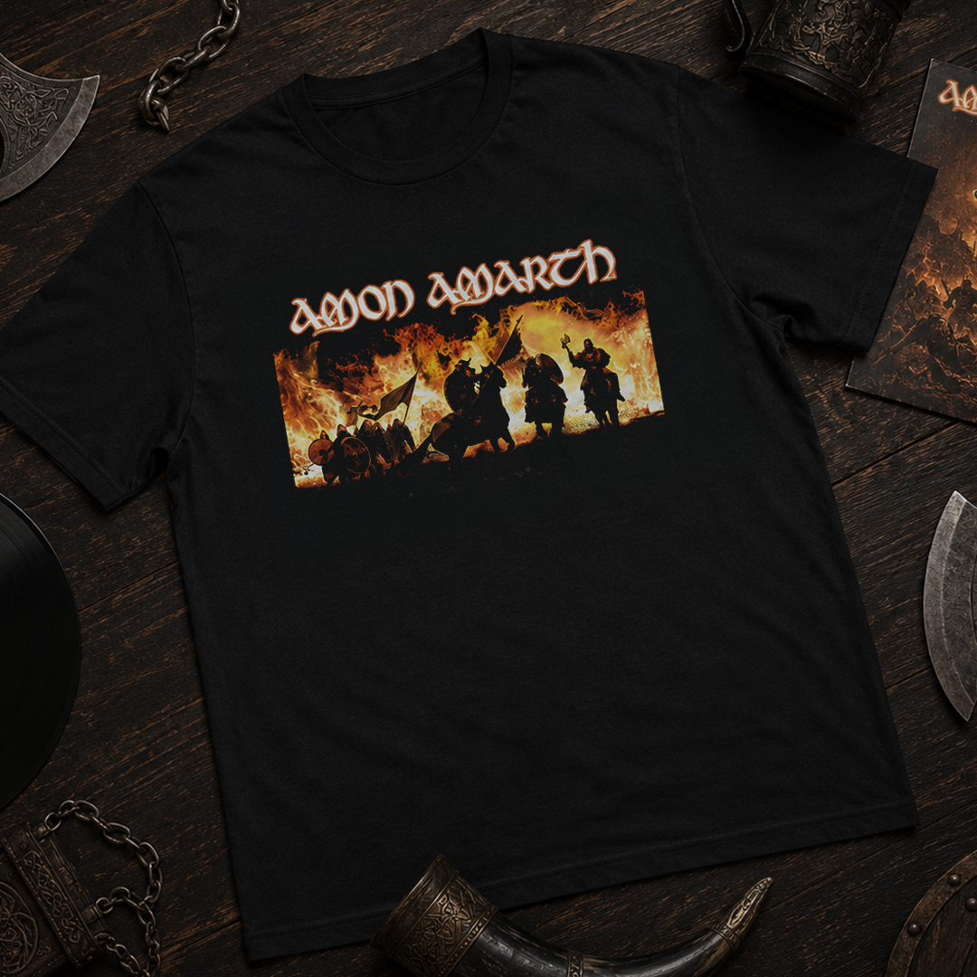 Camiseta Algodon Amon Amarth War Of Vikings