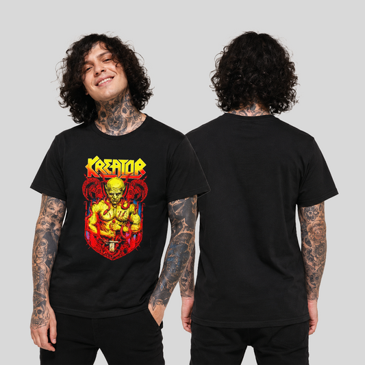 Camiseta Algodon Kreator Snakes