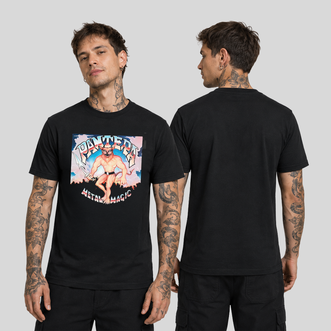 Camiseta Algodon Pantera Metal Magic Art