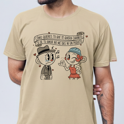 Camiseta Fin De Año Como Quieres Tu Que Te Quiera Cariñito
