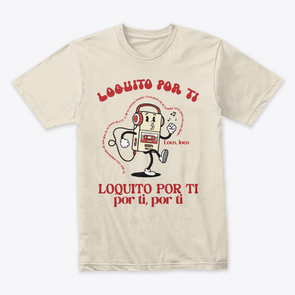 Camiseta Navideña Loquito Por Ti