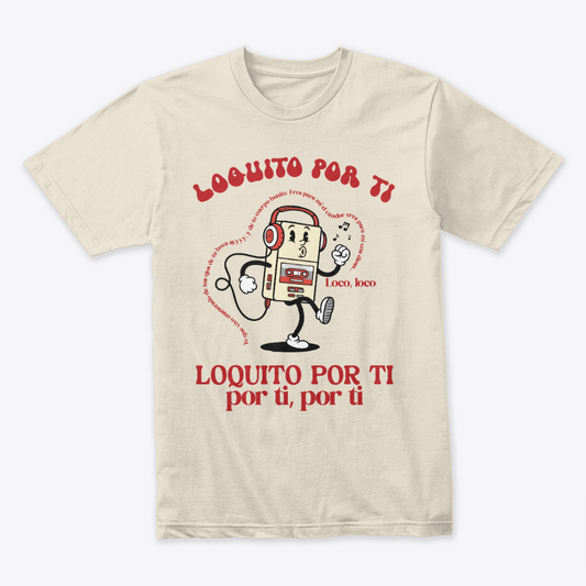 Camiseta Navideña Loquito Por Ti