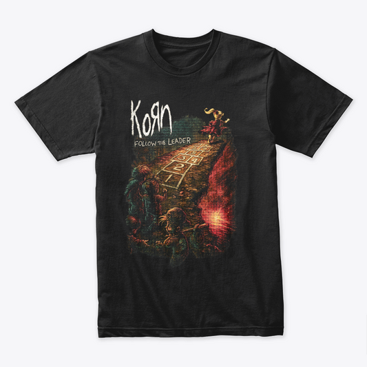 Camiseta Algodon Korn Follow Thew Leadcer