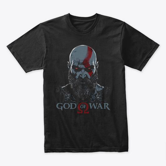 Camiseta Algodon God Of War Face