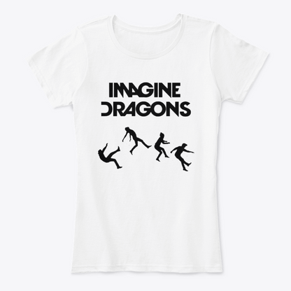 Camiseta Algodon Imagine Dragons Album Mujer