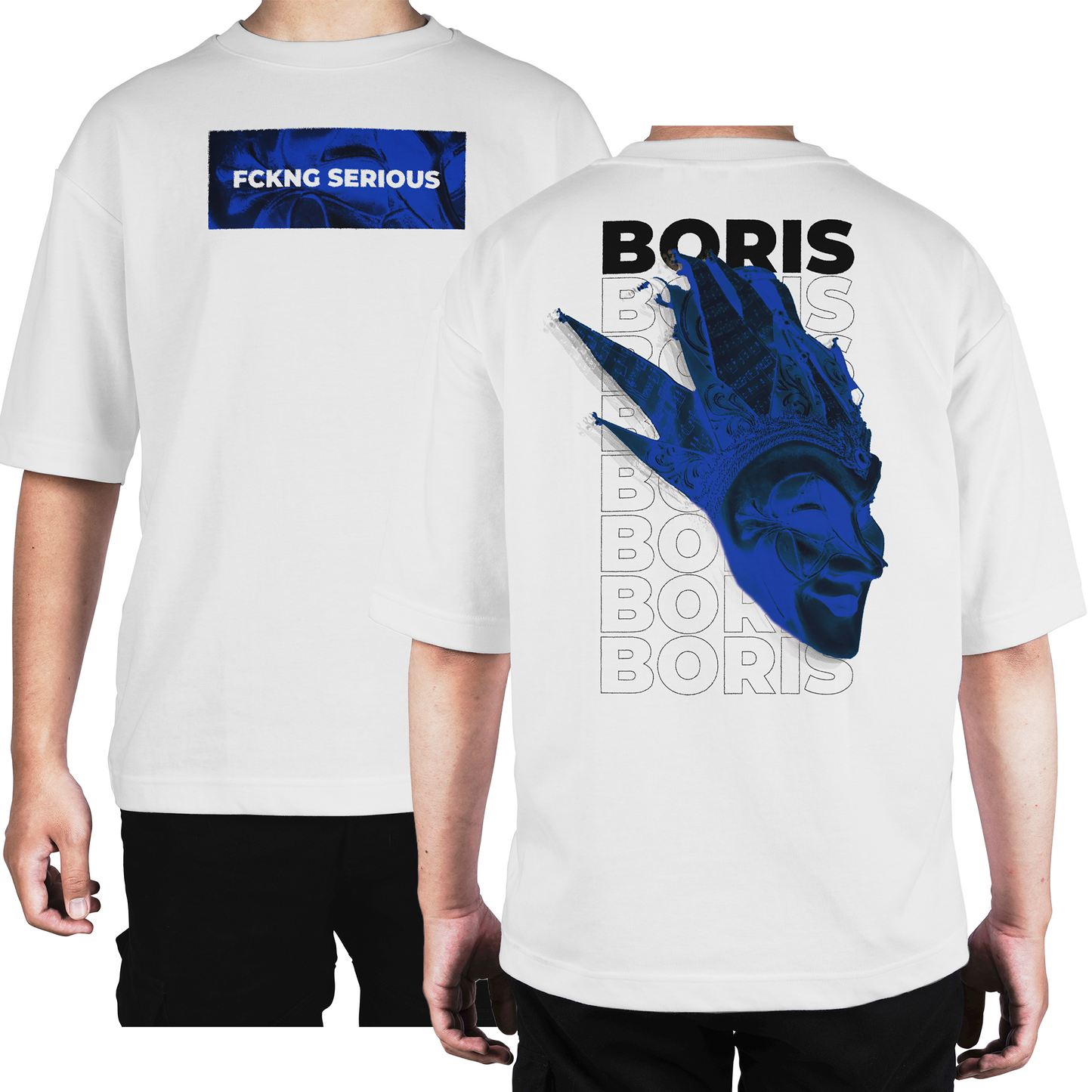 Camiseta Oversize Boris Brejcha FCKNG Serious