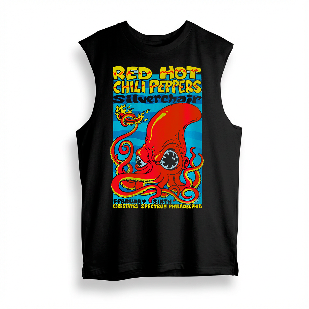 Esqueleto Manga Sisa Silverchair Red Hot Chilli Peppers RHCP