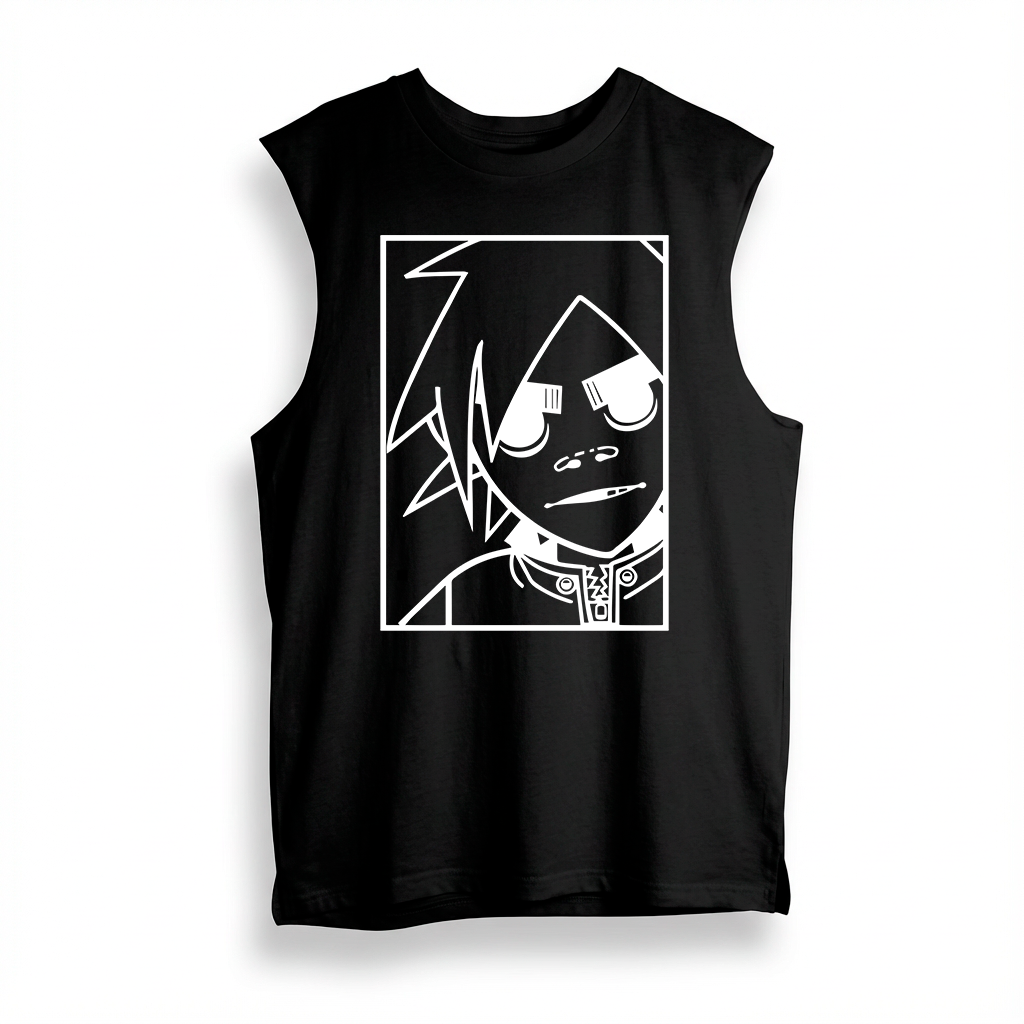 Esqueleto Manga Sisa Gorillaz 2D