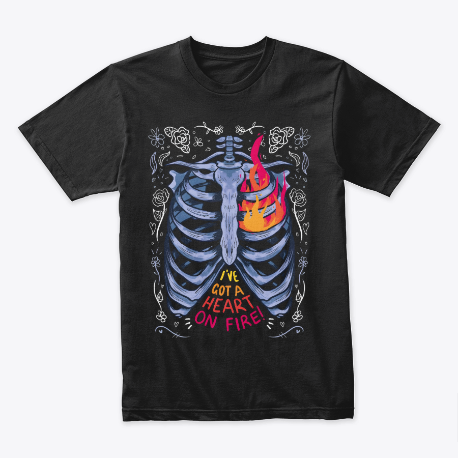 Camiseta Algodon Esqueleto Halloween