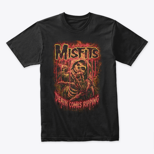 Camiseta Algodon Misfits Death Comes