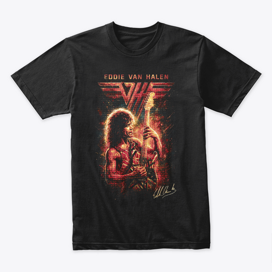 Camiseta Algodon Eddie Van Hallen