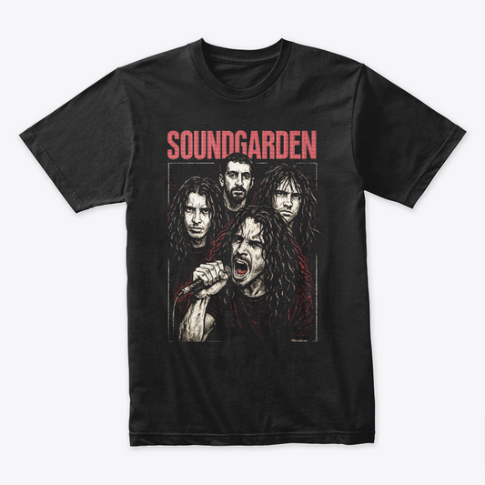 Camiseta Algodon Soundgarden Band 2