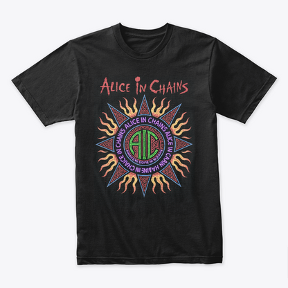 Camiseta Algodon Alice In Chains Logo