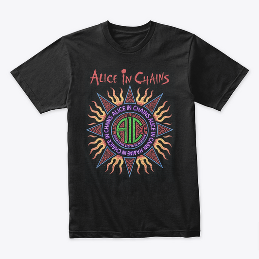 Camiseta Algodon Alice In Chains Logo