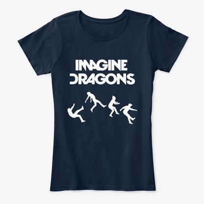 Camiseta Algodon Imagine Dragons Album Mujer
