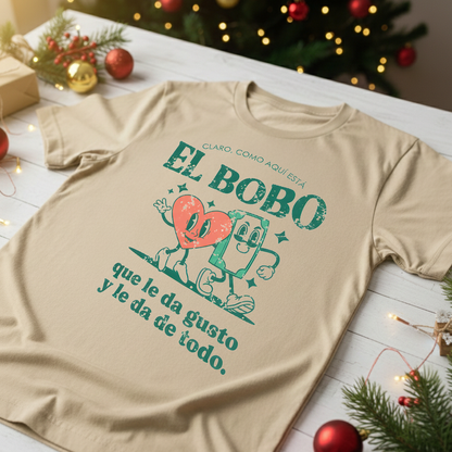 Camiseta Fin De Año Claro Como Aqui esta el bobo
