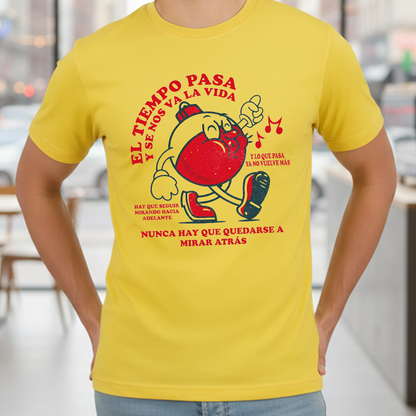 Camiseta Fin De Año El Tiempo Pasa Y Se Nos Va La Vida