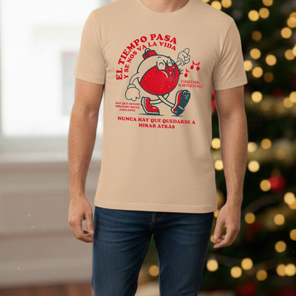Camiseta Fin De Año El Tiempo Pasa Y Se Nos Va La Vida
