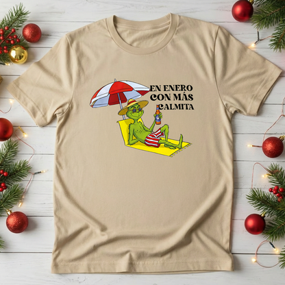 Camiseta Fin De Año En Enero Con Más Calma