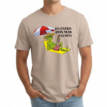 Camiseta Fin De Año En Enero Con Más Calma