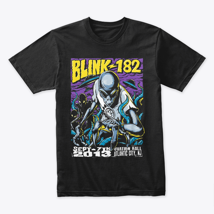 Camiseta Algodon Blink 182 Atlantic City