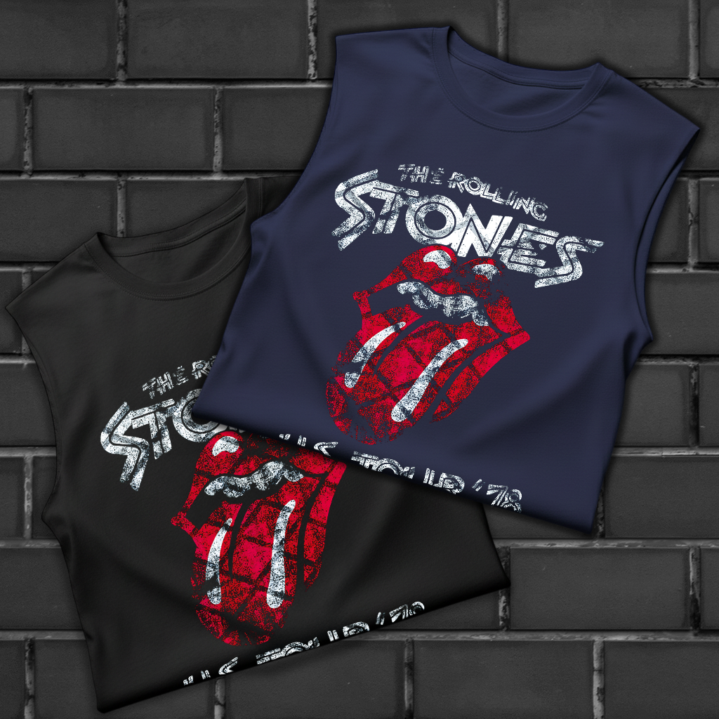 Esqueleto Manga Sisa The rolling Stones US tour 78 Rock Style